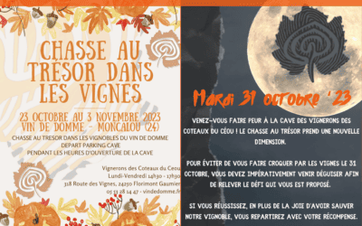 Chasse au Tresor pendant Toussaint 2023