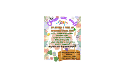 chasse aux oeufs du 05.04.25 au 04.05.25 de 14h30 à 16h30